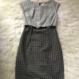 Black and white dress